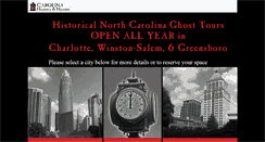 Desktop Screenshot of carolinahistoryandhaunts.com